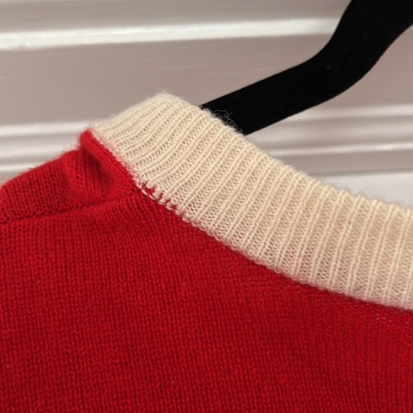 Joie Cashmere Inghin Striped Ruffle Rugby Sweater - Picture 7 of 7